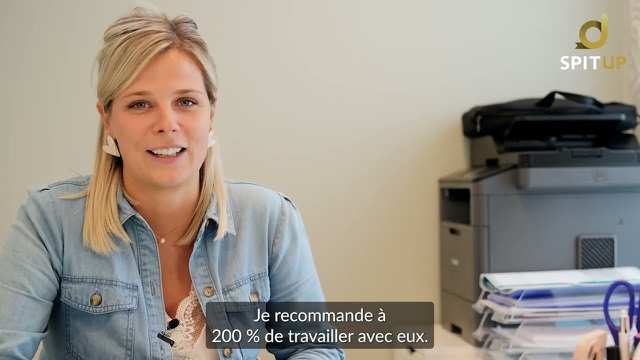 SpitUp · Doctor testimonial, client testimonial