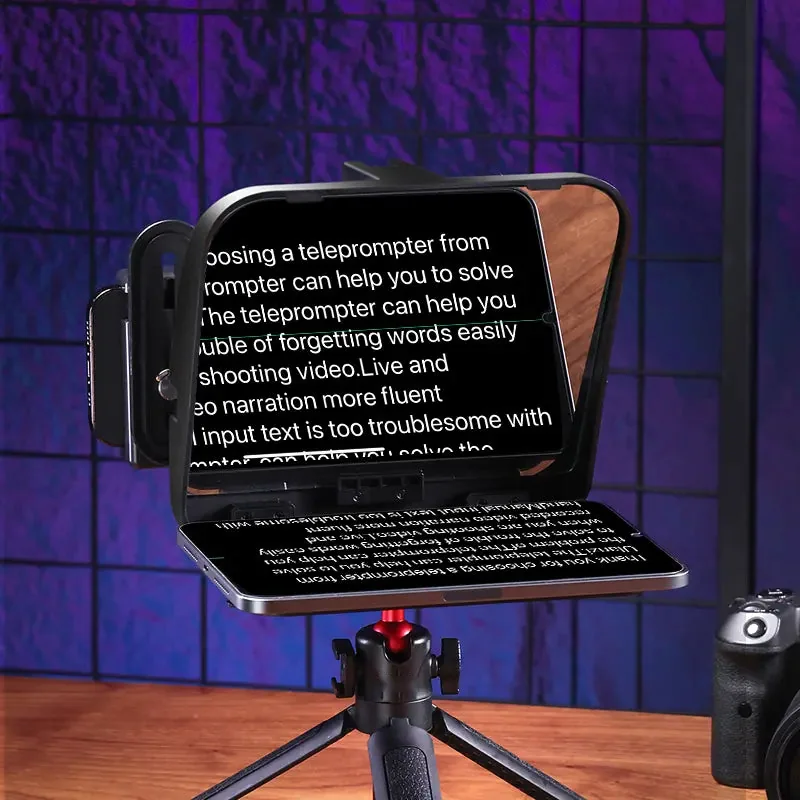 The Ulanzi RT02 on a small desk tripod